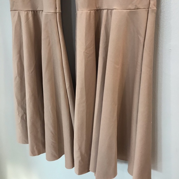 Pink stretch flare leg ruffle pants - Picture 3 of 10